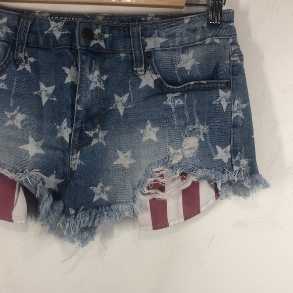 Mossimo Supply Co American flag high rise short size 2 - Picture 3 of 8